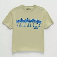 Thereabouts Little & Big Kid Boys Crew Neck Short Sleeve Oversized Graphic T-Shirt