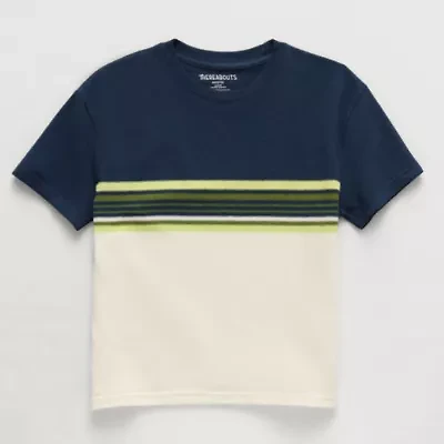 Thereabouts Oversized Little & Big Kid Boys Crew Neck Short Sleeve T-Shirt