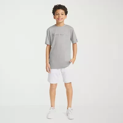 Champion Big Kid Boys Round Neck Short Sleeve Regular Fit Graphic T-Shirt