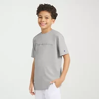 Champion Big Kid Boys Round Neck Short Sleeve Regular Fit Graphic T-Shirt