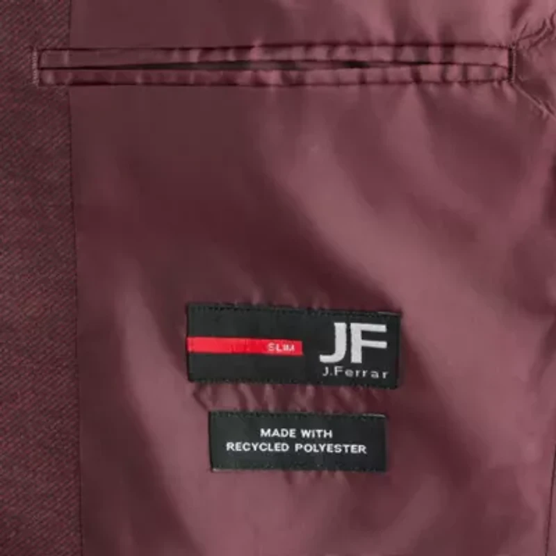 J. Ferrar 360 Stretch Knit Texture Mens Slim Fit Sport Coat