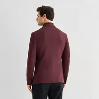J. Ferrar 360 Stretch Knit Texture Mens Slim Fit Sport Coat