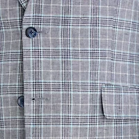 Stafford Mens Plaid Classic Fit Sport Coat
