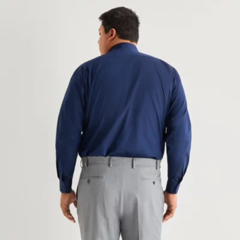 Shaquille O'Neal XLG™ Big And Tall Mens Button Down Dress Shirt + Tie Set