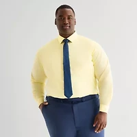 Shaquille O'Neal XLG™ Big And Tall Mens Button Down Dress Shirt + Tie Set
