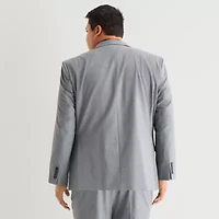 Shaquille O'Neal XLG™ Mens Stretch Fabric Classic Fit Big and Tall Suit Jacket