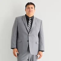 Shaquille O'Neal XLG™ Mens Stretch Fabric Classic Fit Big and Tall Suit Jacket