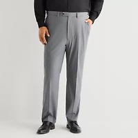Shaquille O'Neal XLG™ Mens Big and Tall Stretch Fabric Classic Fit Flat Front Suit Pant