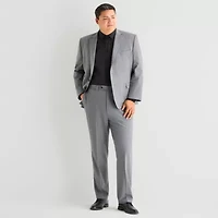 Shaquille O'Neal XLG™ Mens Big and Tall Stretch Fabric Classic Fit Flat Front Suit Pant