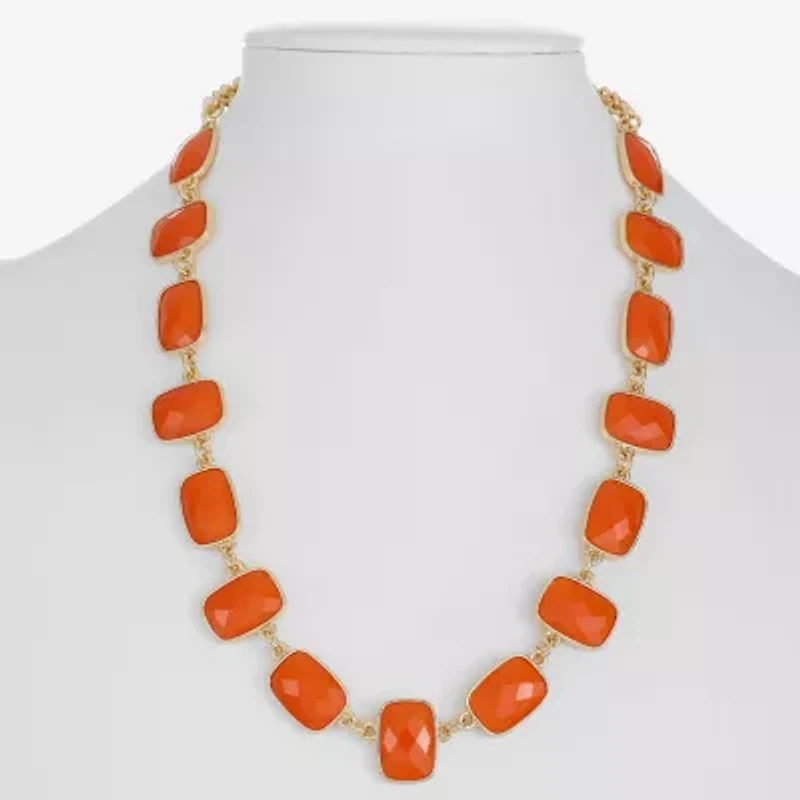 Liz Claiborne Womens 17 Inch Collar Necklace