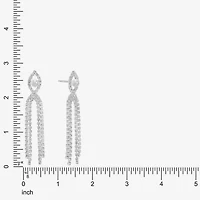 Monet Jewelry Timeless Womens Glass Simulated Pearl Hypoallergenic Drop Earrings
