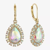 Monet Jewelry Womens Glass Drop Earrings