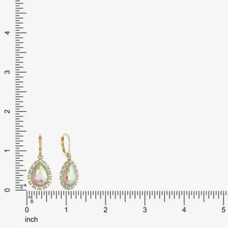 Monet Jewelry Womens Glass Drop Earrings