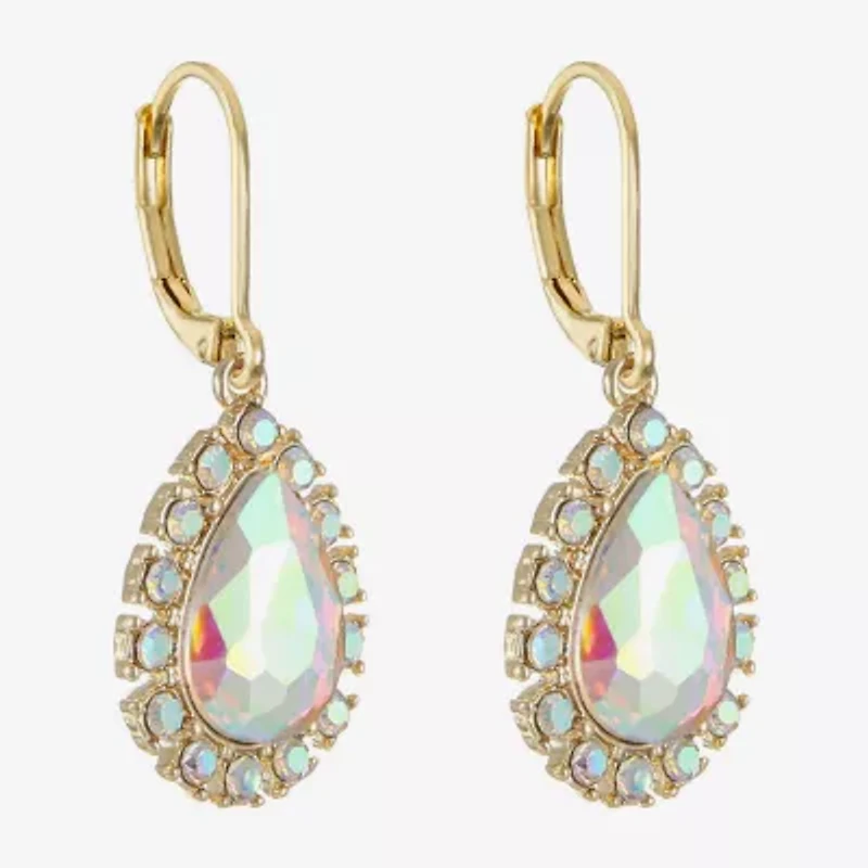 Monet Jewelry Womens Glass Drop Earrings