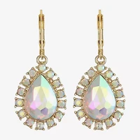 Monet Jewelry Womens Glass Drop Earrings