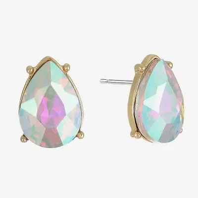 Monet Jewelry Glass 14mm Stud Earrings