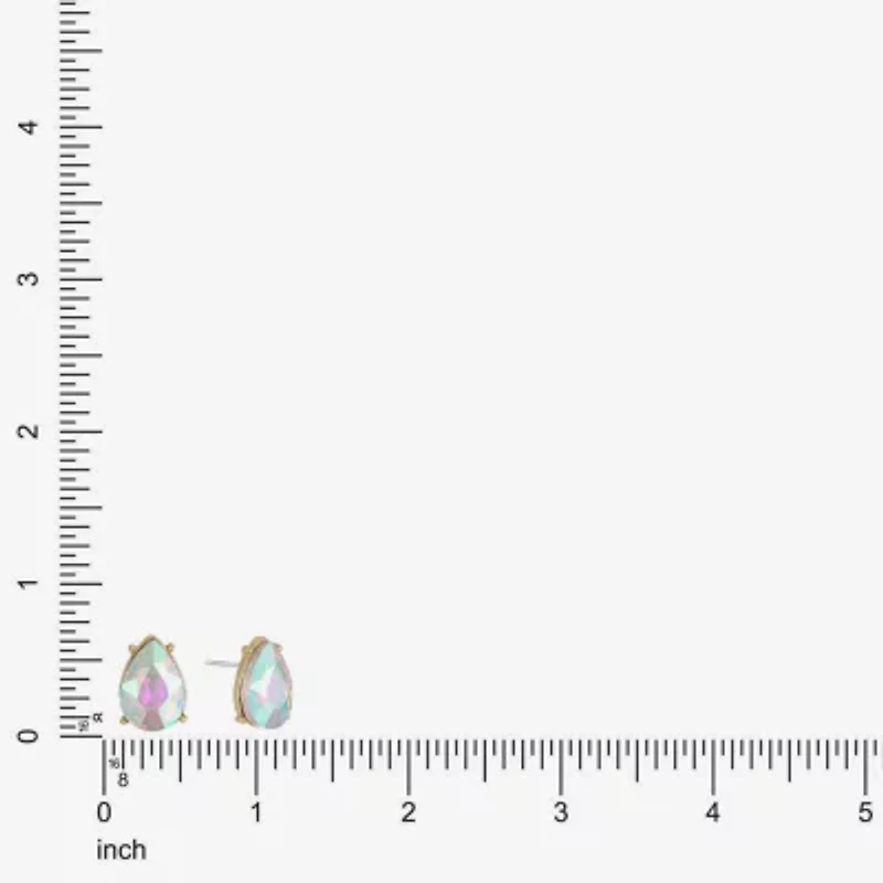 Monet Jewelry Glass 14mm Stud Earrings