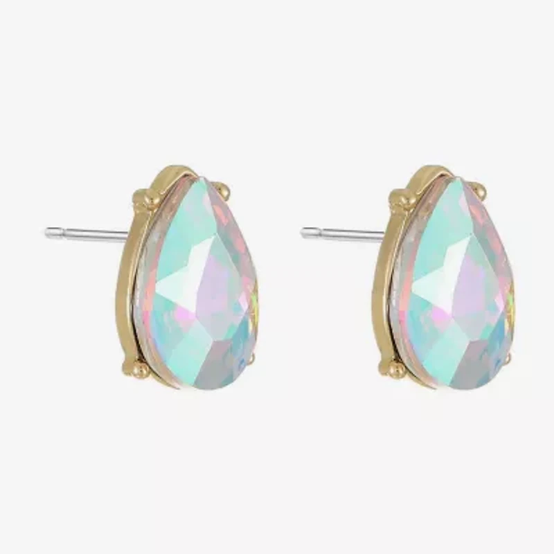 Monet Jewelry Glass 14mm Stud Earrings