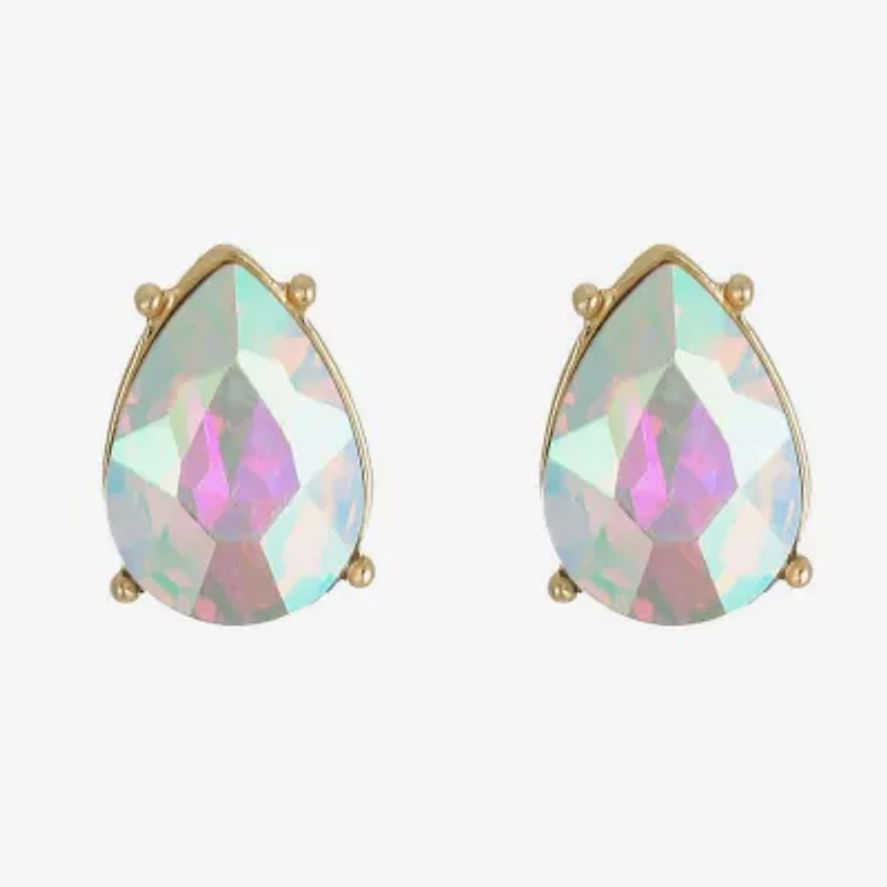 Monet Jewelry Glass 14mm Stud Earrings