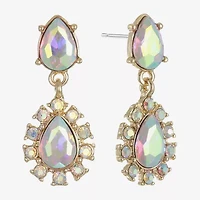Monet Jewelry Womens Glass Hypoallergenic Drop Earrings