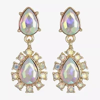 Monet Jewelry Womens Glass Hypoallergenic Drop Earrings