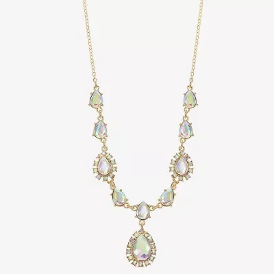 Monet Jewelry Womens Glass Inch Y Necklace