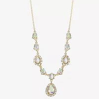 Monet Jewelry Womens Glass Inch Y Necklace