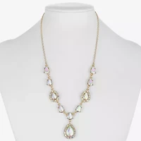 Monet Jewelry Womens Glass Inch Y Necklace
