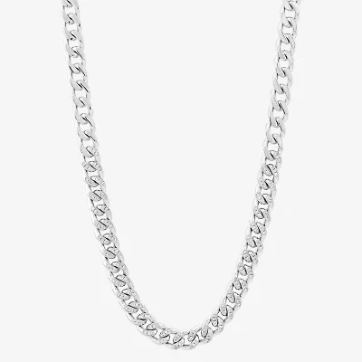 Limited Quantities! Womens Sterling Silver 18 Inch Curb Chain Necklace