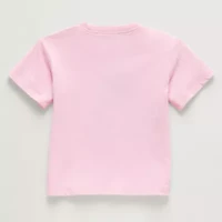 Okie Dokie Toddler & Little Girls Round Neck Short Sleeve Graphic T-Shirt