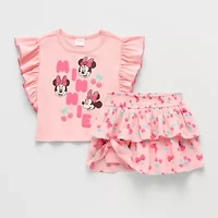 Disney Toddler Girls 2-pc. Minnie Mouse Skirt Set