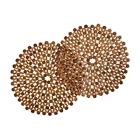 Jenny Martinez 2-pc. Wood Beaded Placemat
