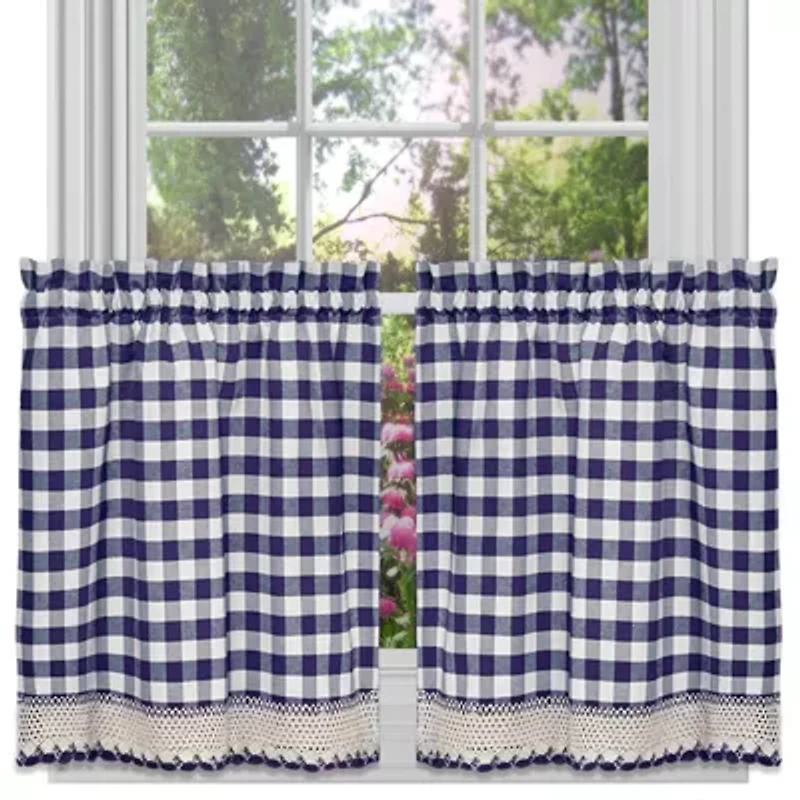 Buffalo Check 2-pc. Rod Pocket Window Tier