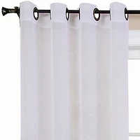 Essence Grommet Top Sheer Single Curtain Panel