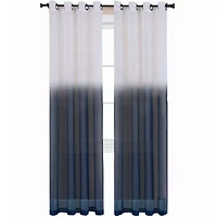 Essence Grommet Top Sheer Single Curtain Panel