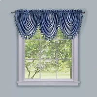 Ombre Rod Pocket Waterfall Valance