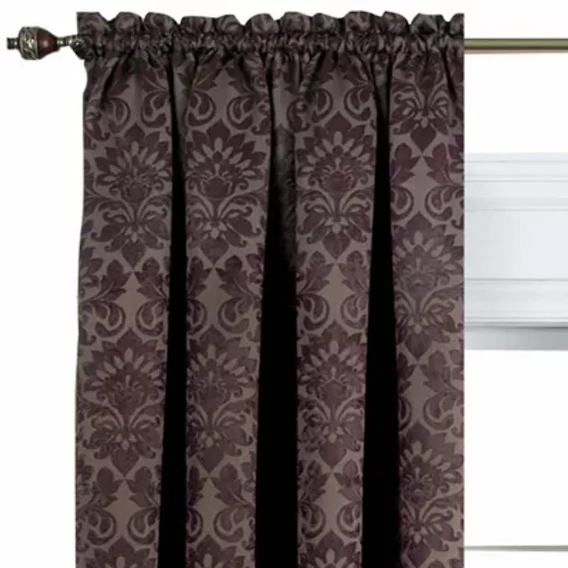 Sutton Rod Pocket Blackout Single Curtain Panel