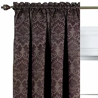 Sutton Rod Pocket Blackout Single Curtain Panel
