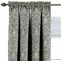 Sutton Rod Pocket Blackout Single Curtain Panel