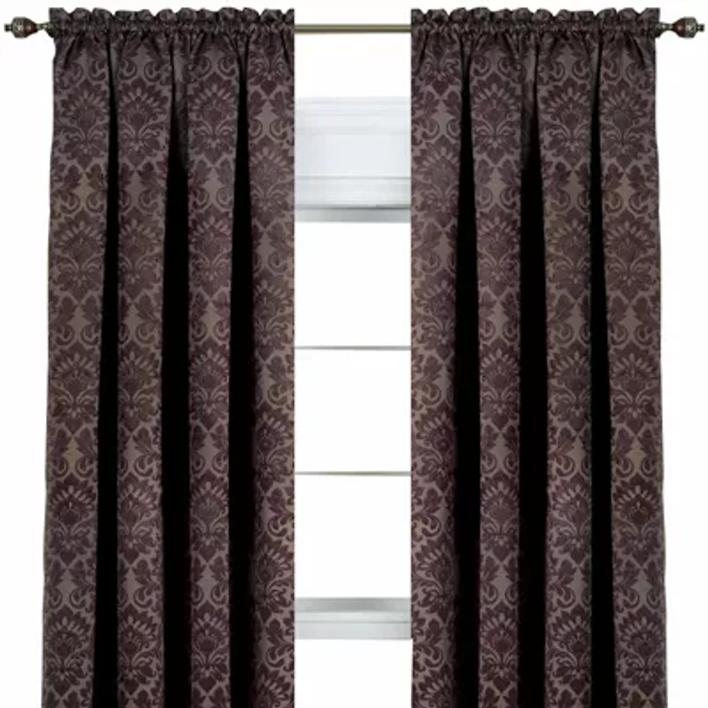 Sutton Rod Pocket Blackout Single Curtain Panel