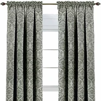 Sutton Rod Pocket Blackout Single Curtain Panel