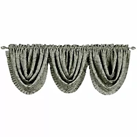 Sutton Rod Pocket Waterfall Valance