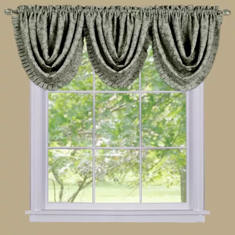 Sutton Rod Pocket Waterfall Valance
