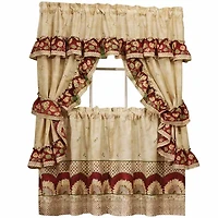 Rod Pocket Kitchen Curtains & Drapes Window Set