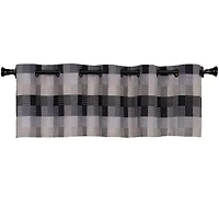 Harvard Check Grommet Top Tailored Valance