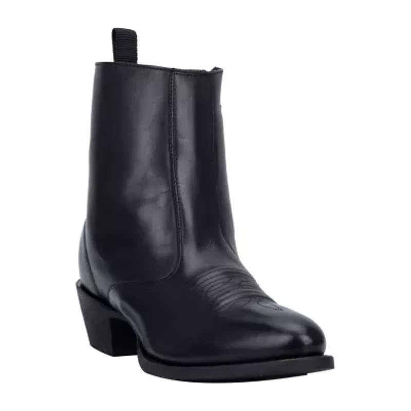 Laredo Mens Fletcher Block Heel Cowboy Boots