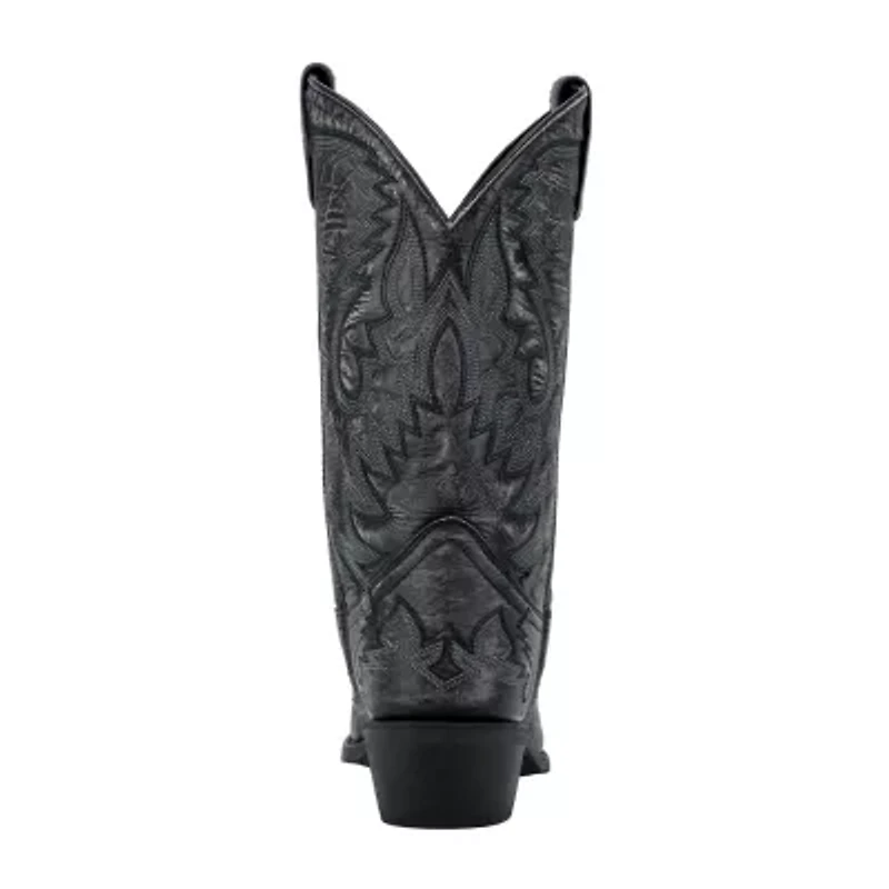 Laredo Mens Garrett Block Heel Cowboy Boots