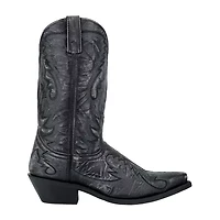 Laredo Mens Garrett Block Heel Cowboy Boots