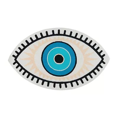 Momeni Cucina All Seeing Eye Washable Indoor Outdoor Rugs