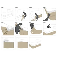 Madison Park 26 Wrinkle Resistant Bed Skirt